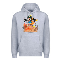Heather Grey conker the squirrel, bad, video game, game, green, squirel Premium Hoodie - linhVisuals