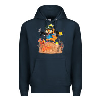 Navy conker the squirrel, bad, video game, game, green, squirel Premium Hoodie - linhVisuals