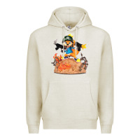 Oatmeal Heather conker the squirrel, bad, video game, game, green, squirel Premium Hoodie - linhVisuals