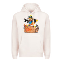 Pale Pink conker the squirrel, bad, video game, game, green, squirel Premium Hoodie - linhVisuals