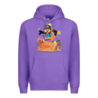 Purple conker the squirrel, bad, video game, game, green, squirel Premium Hoodie - linhVisuals