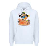 White conker the squirrel, bad, video game, game, green, squirel Premium Hoodie - linhVisuals