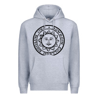 Heather Grey bowdoin college x Premium Hoodie - linhVisuals