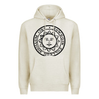 Oatmeal Heather bowdoin college x Premium Hoodie - linhVisuals