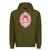 Army Green bard college Premium Hoodie - linhVisuals