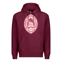 Burgundy bard college Premium Hoodie - linhVisuals