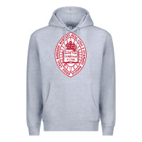 Heather Grey bard college Premium Hoodie - linhVisuals