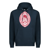 Navy bard college Premium Hoodie - linhVisuals