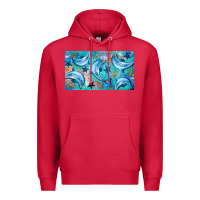 Cardinal dolphin  mug Premium Hoodie - BarkalooDesign