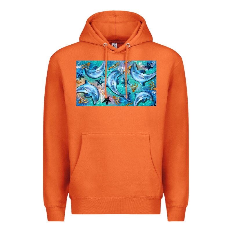 Dolphin  Mug Premium Hoodie by BarkalooDesign | Teevron