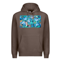 Coffee dolphin  mug Premium Hoodie - BarkalooDesign