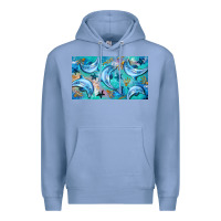 Colony Blue dolphin  mug Premium Hoodie - BarkalooDesign