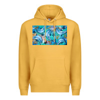 Mustard dolphin  mug Premium Hoodie - BarkalooDesign