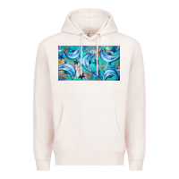 Pale Pink dolphin  mug Premium Hoodie - BarkalooDesign