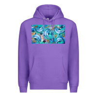 Purple dolphin  mug Premium Hoodie - BarkalooDesign