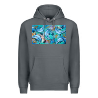 Rock dolphin  mug Premium Hoodie - BarkalooDesign