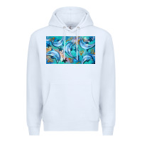 White dolphin  mug Premium Hoodie - BarkalooDesign