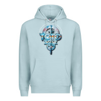 Blue Mist toto black dwi Premium Hoodie - linhVisuals
