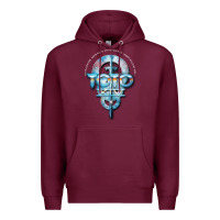 Burgundy toto black dwi Premium Hoodie - linhVisuals