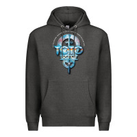 Charcoal Heather toto black dwi Premium Hoodie - linhVisuals