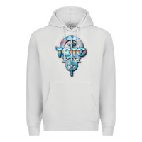 Dove Grey toto black dwi Premium Hoodie - linhVisuals