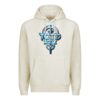 Oatmeal Heather toto black dwi Premium Hoodie - linhVisuals