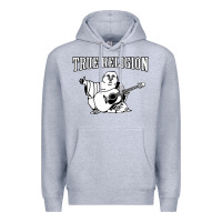 Heather Grey true religion [tw] Premium Hoodie - linhVisuals