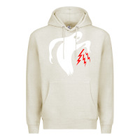 Oatmeal Heather the ghost army Premium Hoodie - linhVisuals