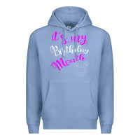 Colony Blue it's my birthday month party Premium Hoodie - linhVisuals