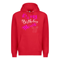 Red it's my birthday month party Premium Hoodie - linhVisuals