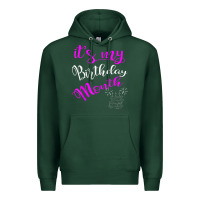 Sports Green it's my birthday month party Premium Hoodie - linhVisuals