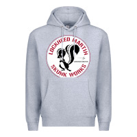 Heather Grey skunks works adp roundel patch Premium Hoodie - linhVisuals