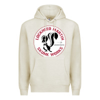 Oatmeal Heather skunks works adp roundel patch Premium Hoodie - linhVisuals