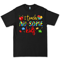 Black i teach au some kids Premium Tee - LillyAllenDesigns