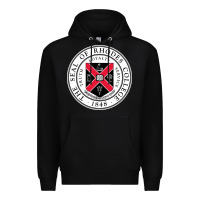 Black Rhodes College Premium Hoodie - linhVisuals