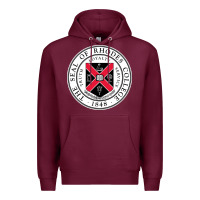Burgundy Rhodes College Premium Hoodie - linhVisuals