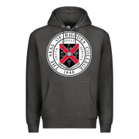 Charcoal Heather Rhodes College Premium Hoodie - linhVisuals