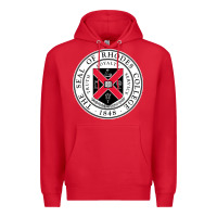 Red Rhodes College Premium Hoodie - linhVisuals