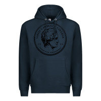 Navy Sarah Lawrence College Premium Hoodie - linhVisuals