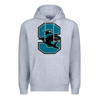 Heather Grey santiago high school Premium Hoodie - linhVisuals