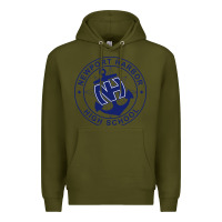 Army Green newport harbor high school Premium Hoodie - linhVisuals