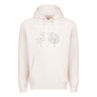 Pale Pink i like dogs and sloths and maybe 3 people funny animals Premium Hoodie - linhVisuals