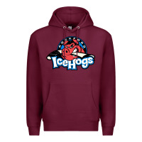 Burgundy #the icehogs rockford Premium Hoodie - linhVisuals