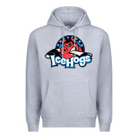 Heather Grey #the icehogs rockford Premium Hoodie - linhVisuals