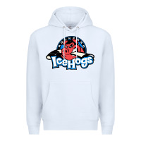 White #the icehogs rockford Premium Hoodie - linhVisuals
