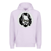 Lilac big lebowski Premium Hoodie - linhVisuals