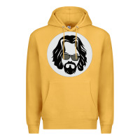 Mustard big lebowski Premium Hoodie - linhVisuals