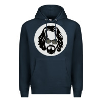 Navy big lebowski Premium Hoodie - linhVisuals
