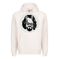 Pale Pink big lebowski Premium Hoodie - linhVisuals