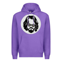 Purple big lebowski Premium Hoodie - linhVisuals